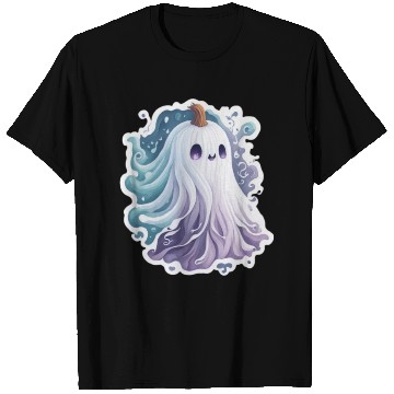Discover Halloween Ghost Cute Halloween sticker T Shirts