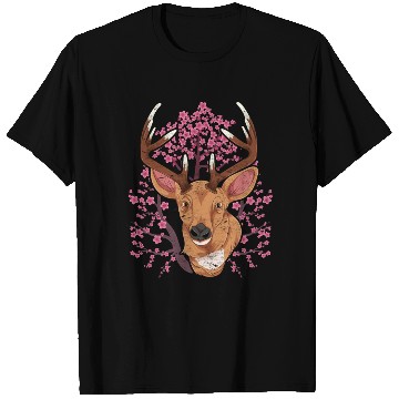 Discover Cherry blossom forest animal gift Sakura deer T Shirts