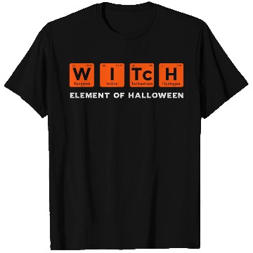 Discover Periodic Table Witch Element of Halloween T Shirts