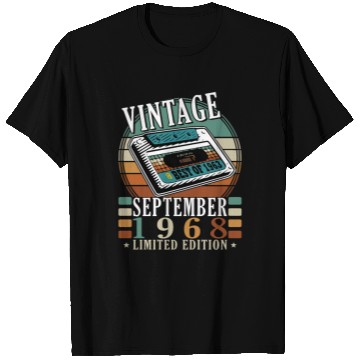 Discover september 1968 Anniversary september 1968 septembe T Shirts