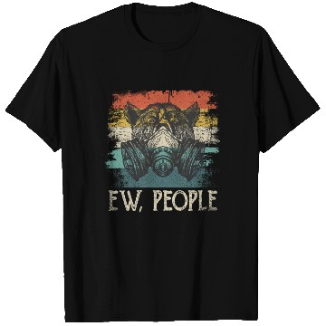 Discover Ew People Bear Funny Introvert Vintage Retro T Shirts