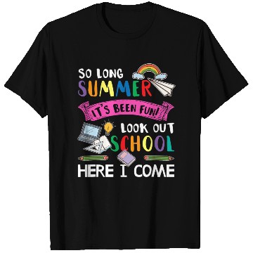 Discover So Long Summer Back To School Back To School T Shirts