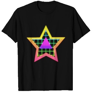 Discover Star neon vintage retro style 90s T Shirts
