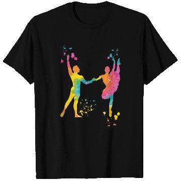 Discover Ballet Dance Couple Woman Ballerina T Shirts