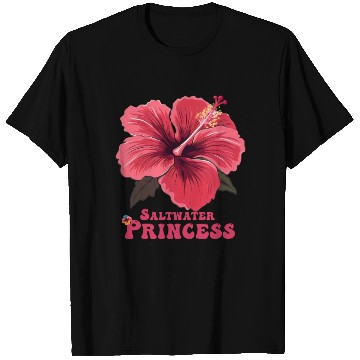 Discover Surfing Girl Hibiscus T Shirts