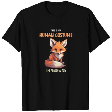 Discover Cute Fox Halloween T Shirts | This is My Human