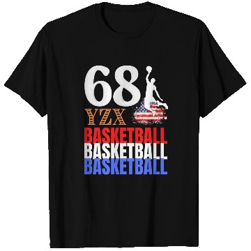 Discover American basketball tri-colour T Shirts