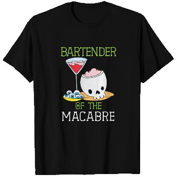 Discover Bartender of the Macabre Bartender Halloween T Shirts