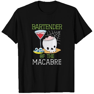 Discover Bartender of the Macabre Bartender Halloween T Shirts