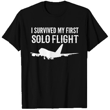 Discover First Solo Flight Copilot Gift T Shirts