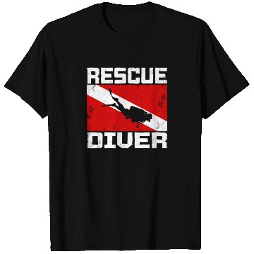Discover Dive Master Rescue Diver Scuba Diving Instructor T Shirts