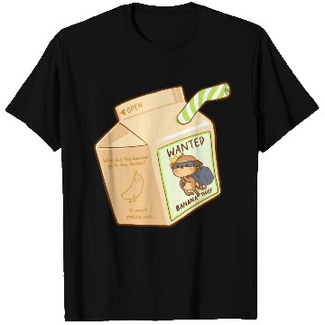 Discover Monkey Banana Milk T Shirts