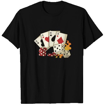 Discover Poker Ace Texas Hold'em T Shirts