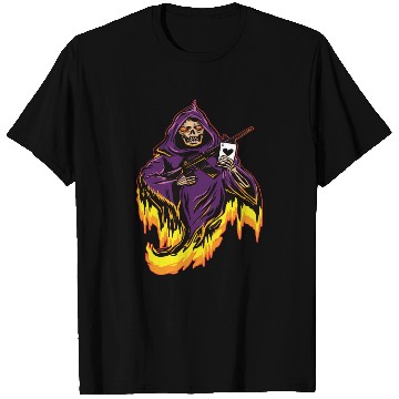 Discover Spades Ace Death Poker Texas Hold'em T Shirts
