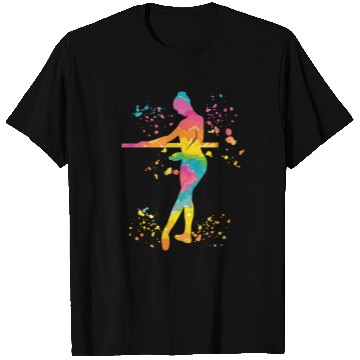 Discover Ballet Dancer Colorsplash Ballerina T Shirts