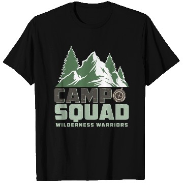 Discover CAMP SQUAD WILDERNESS WARRIORS T Shirts