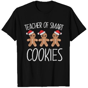 Discover Teacher Of Smart Cookies Gingerbread Christmas T Shirts