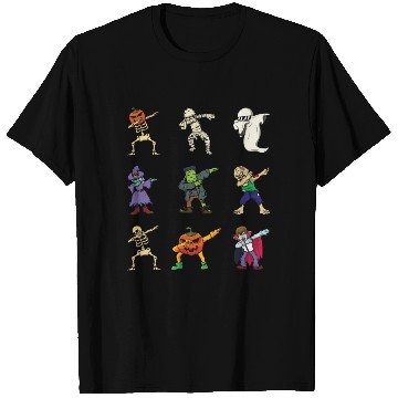 Discover Dabbing Halloween Monsters Lazy Creepy Halloween T Shirts
