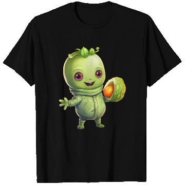 Discover Green Alien Meets Avocado: Healthy Extraterrestria T Shirts