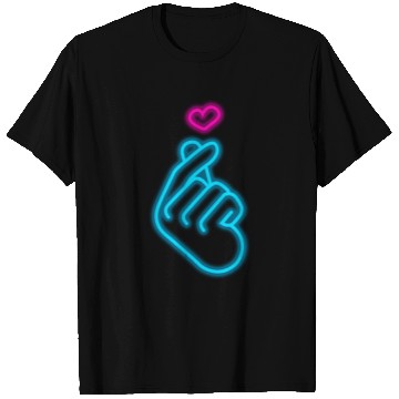 Discover K Pop Hand Symbol Finger Heart Korean Pop Music T Shirts
