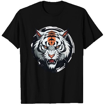 Discover Tiger anime style T Shirts