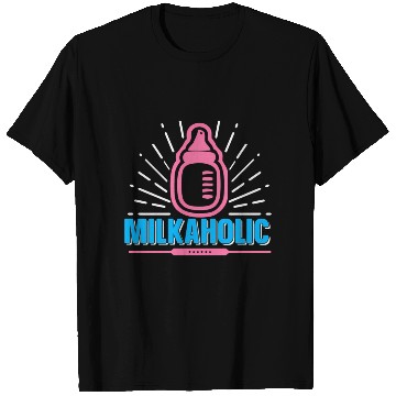Discover Baby Newborn Milkaholic Nursery Bottle Infant New T Shirts