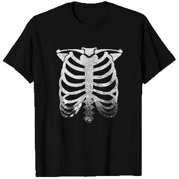 Discover Halloween Skeleton Rib Cage T Shirts