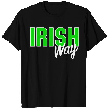 Discover Irish Way W White Stroke T Shirts