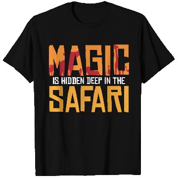 Discover Safari Magic Exploration Wilderness Lion Journey T Shirts