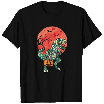 Discover Dinosaur Raptor Pumpkin Lazy Creepy Halloween T Shirts
