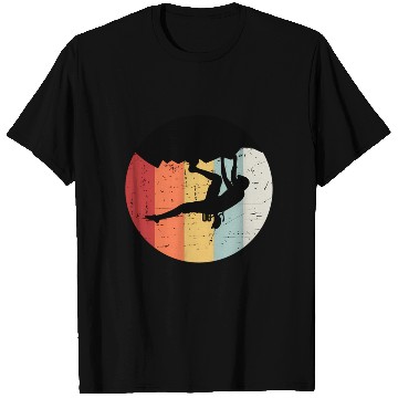 Discover Climber Climbing Bouldering Free Climbing T Shirts
