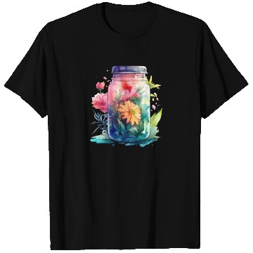 Discover Vintage Wildflower Poster Green Botanical Wall Art T Shirts