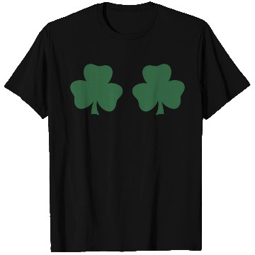 Discover St Patricks Day Shamrock Breasts Boobs T Shirts