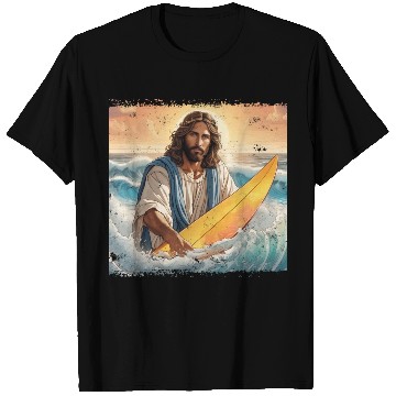 Discover Surfing Jesus T Shirts