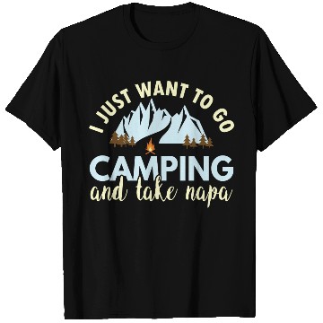 Discover Go Mountain Camping T Shirts