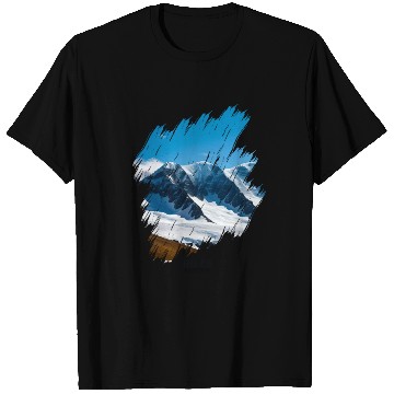 Discover Mountains Nature Adventure Outdoor T Shirts