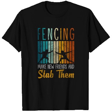 Discover Fencing Training Winner Tradition T Shirts
