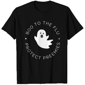 Discover NICU Halloween | Boo to the flu | Protect Preemies T Shirts