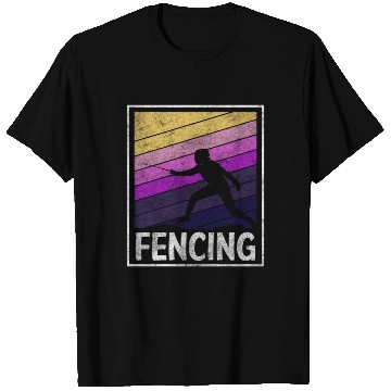 Discover Fencing Sport Sport Fencing T Shirts