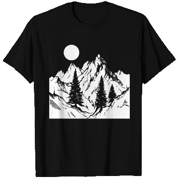 Discover Mountains Nature Outdoor Adventure T Shirts