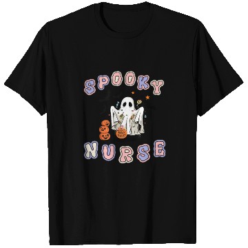 Discover Spooky nurse Halloween design T Shirts