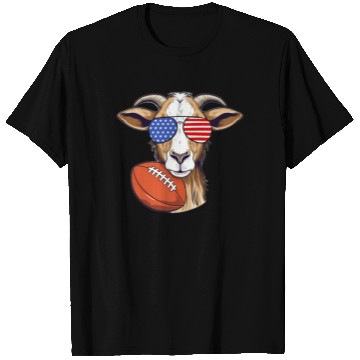 Discover Football Goat USA Sunglasses T Shirts