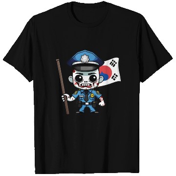 Discover Police Korean Zombie T Shirts