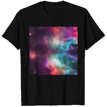 Discover Galaxy nebula abstract design T Shirts