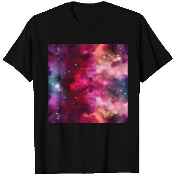 Discover Galaxy nebula abstract design T Shirts