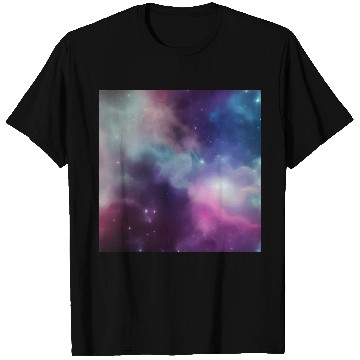 Discover Galaxy nebula abstract design T Shirts
