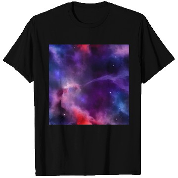 Discover Galaxy nebula abstract design T Shirts