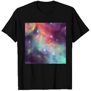 Discover Galaxy nebula abstract design T Shirts