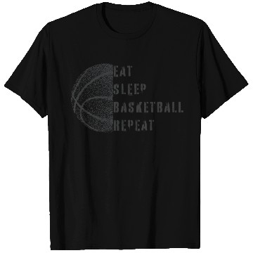 Discover Basketball Player Boy Eat Sleep Basketball Repeat T Shirts