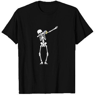 Discover Dabbing Skeleton Playing Volleyball Halloween T Shirts